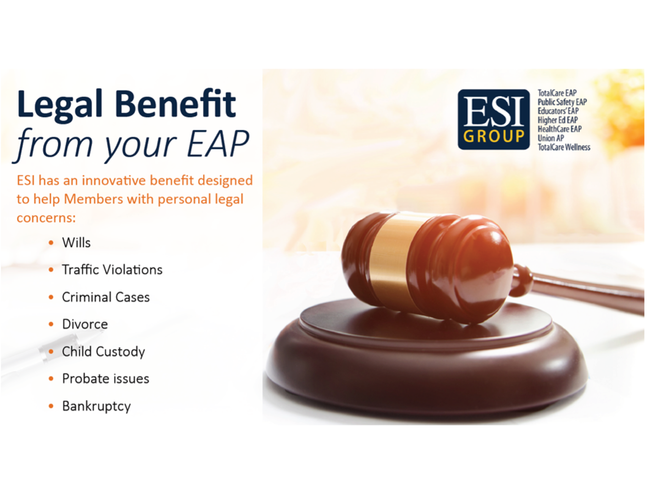 Did you know your EAP inlcudes Legal Benefits?